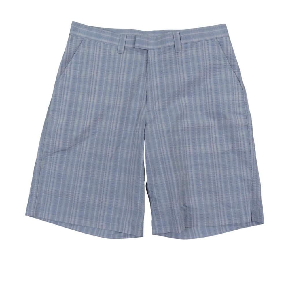 Patagonia Thrifts Shorts Mens 32 Blue Striped Organic Outdoor Summer Seerrsucker
